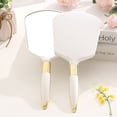 thumbnail image 4 of Handheld Mirror with Handle, for Vanity Makeup Home Salon Travel Use, 4 of 5