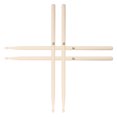 thumbnail image 1 of Phenofice 2Pairs Wood Rhythm Sticks Maple Practice Accessory for Beginners, 1 of 6