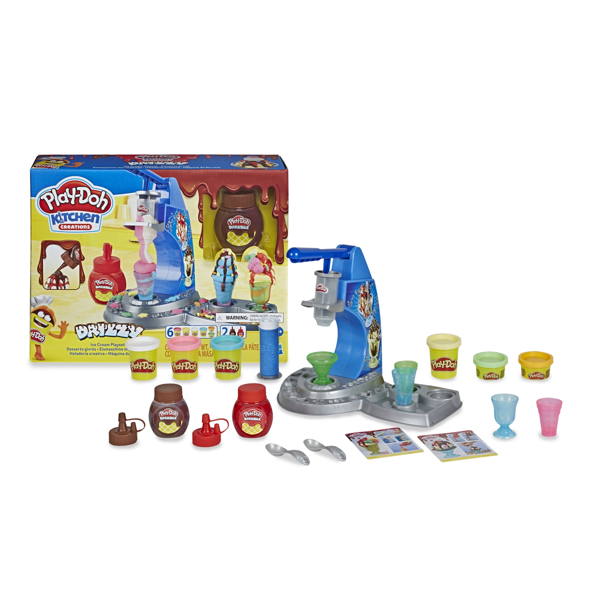 Play-Doh Cuisine CREATIONS Drizzy Ice Cream Playset enfants jouet créatif 