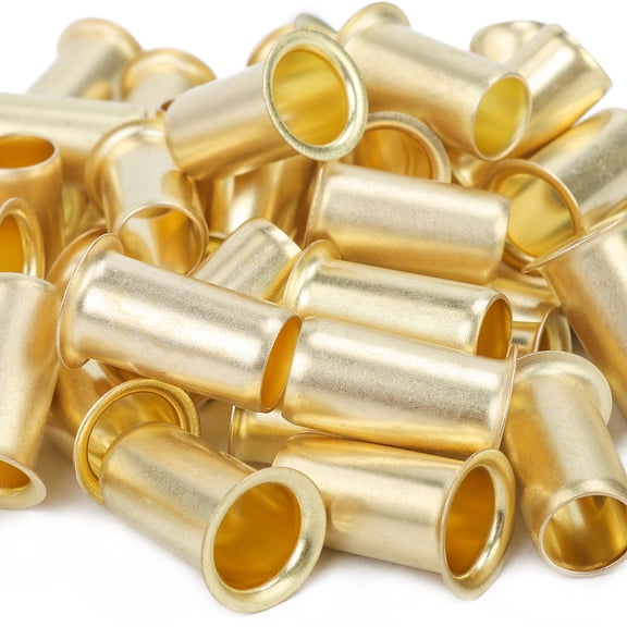 LTWFITTING 1/2" Brass Compression Insert,Brass Compression Fitting(Pack of 50)
