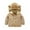 Brown, variant on Krdevn Toddler Boys Girls Winter Windproof Hooded Coat Jacket Warm Outerwear,3-6 Months