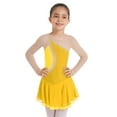 thumbnail image 2 of renvena Kids Girls Shiny Rhinestones Mesh Splice Figure Ice Skating Dress 6-16, 2 of 7