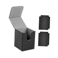 thumbnail image 4 of MERIGLARE Card Deck Box Gaming Card Holder Practical Card Box Cards Case Holds 210 Cards, Cards Container Card Organizer Card Deck Case Black, 4 of 9