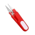 thumbnail image 4 of Uxcell Fishing Scissors Stainless Steel Serrated Edge Shear Mini Braided Line Snips with Safety Cover,2 Pack Red, 4 of 6
