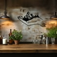 thumbnail image 1 of Hangs - In Hand Metal Wall Art for Fireplace and Room Decoration Natural Metal for Home, 1 of 9