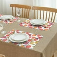 thumbnail image 3 of Colorful Strawberry Plants Fruit Leaf Summer Placemats Table Placemats Set Of 4-Linen Kitchen Washable Placemats Table Mats 11.8"x17.7" Non-Slip Heat Resistant, 3 of 6