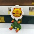 thumbnail image 3 of Sunflower Ornaments Sunflower Gnomes Statue Mini Figures Garden Sculpture Craft Desktop Resin Home Decorations, 3 of 5