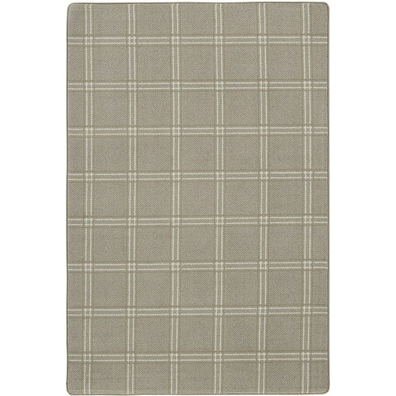 Milliken Imagine Area Rug PANE PLAID LAMBSWOOL Pane Plaid Lambswool 10 9 x 13 2 Rectangle