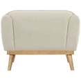 thumbnail image 3 of Meridian Furniture Nolita Cream Boucle Fabric Chair, 3 of 3