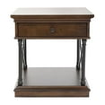 thumbnail image 2 of Tribeca Drawer End Table in Brown, 2 of 8