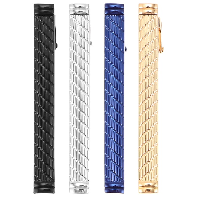 RomaMX 4pcs Prácticos clips de corbata Male TIE CLIP ACCESORIOS CÓMATICOS DELICOS CLIPS