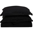 thumbnail image 1 of Microfiber Full/ Queen Duvet Cover Set Solid  Black, 1 of 1