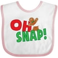 thumbnail image 3 of Inktastic Oh Snap Broken Gingerbread Boys or Girls Baby Bib, 3 of 4