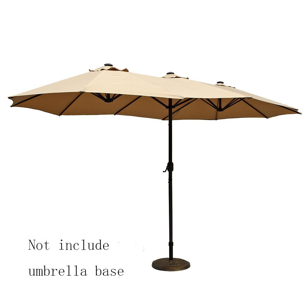 Le Papillon 14 ft Market Outdoor Umbrella Double-Sided ...