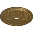 thumbnail image 3 of Ekena Millwork 27 1/2"OD x 4"ID x 1 1/2"P Winsor Ceiling Medallion (Fits Canopies up to 4"), Hand-Painted Pale Gold, 3 of 5