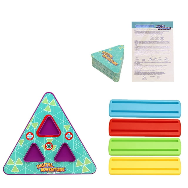 Dvkptbk Jeu de Société pour Enfants Jouets Ajouter Soustraire Multiplier et Diviser pour Apprendre les Mathématiques Formation à la Réflexion Casse-Tête de Réaction Éducation Précoce