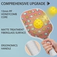thumbnail image 4 of Pickleball Paddles Set Of 1, Fiberglass Surface, Cats & Dogs Print, 1 Paddle, 2 Balls & Bag, 4 of 5