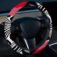 thumbnail image 2 of Zebra Car Wheel Covers Steering Wheel Covers Steering Wheel Cover 14.5 Inch Printing PVC Leather Auto Accessories, 2 of 6