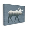 thumbnail image 3 of Stupell Industries Woodland Trees Within Moose Silhouette Rustic Animal Graphic Art Gallery Wrapped Canvas Print Wall Art, Design by Lettered and Lined, 3 of 7