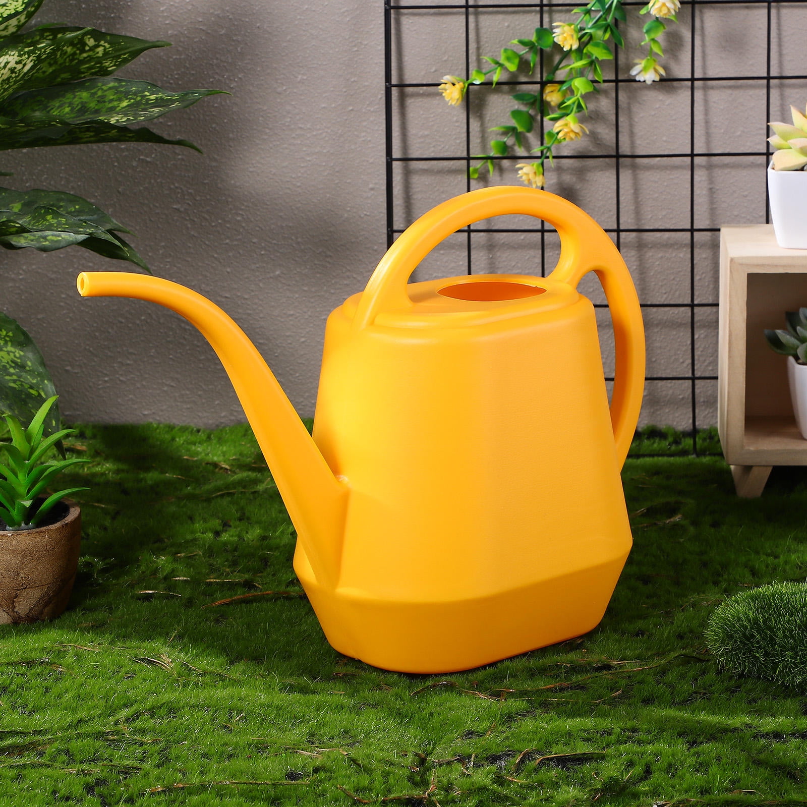 WHAMVOX  Indoor Watering Cans for House Plants Garden Flower Planter Orange