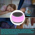 thumbnail image 5 of Infant Breathing Sound Machine Sleep Aid Machine White Noise Music Light Device Mood Lighting for Kids Adults, 5 of 9