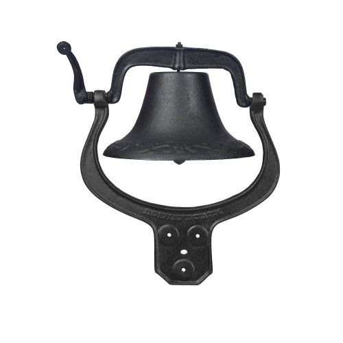 13.6'' Large Heavy Cast Iron Dinner Bell, Antique Vintage Style