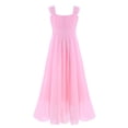thumbnail image 4 of inhzoy Big Girls Chiffon Junior Bridesmaid Wedding Flower Girl Dress, 4 of 7
