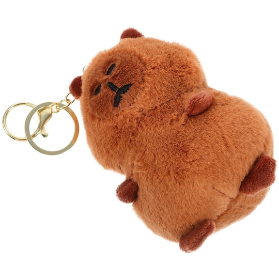 PAMINGONO Backpack Hanging Capybara Charm 4.72X3.14X2.95in PP Cotton Small Toy Pendant For Students 1Pack