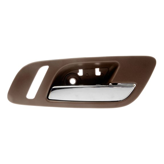 TRQ Door Handle Inside Interior Cashmere & Chrome Front RH for Chevy GMC DHA49539