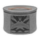 thumbnail image 4 of Caja de almacenamiento de sombrero Contenedor de sombrero de viaje relleno Almacenamiento de juguetes Reduce Box Organizador de fieltro para la Gris, 4 of 8