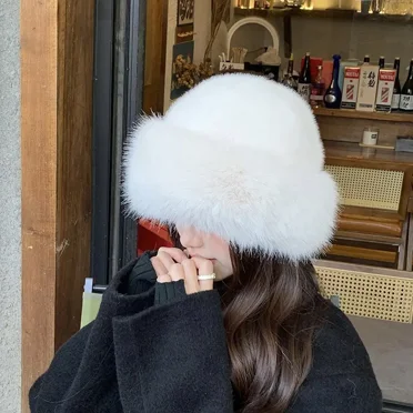 Women's Large Winter Hat and Warm Earmuffs - Versatile Winter Accessory that also makes an elegant holiday gift