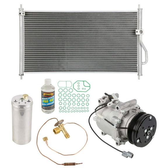 A/C Kit w/ AC Compressor Condenser & Drier For Honda CR-V CRV 1997 1998 1999 2000 2001 - BuyAutoParts