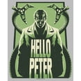 thumbnail image 2 of Men's Marvel Spider-Man: No Way Home Doc Ock Hello Peter  Graphic Tee Silver X Large, 2 of 4
