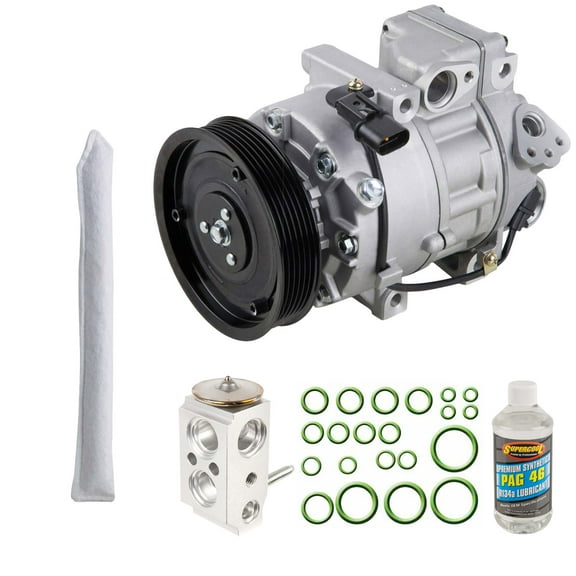 For Hyundai Santa Fe 2017 AC Compressor & A/C Repair Kit - BuyAutoParts