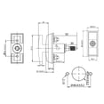 thumbnail image 3 of Zinc Alloy T Lock for Vending Machines Game Cabinets and Car Washing Machines Secure Solution for Automated Systems, 3 of 9