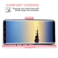 thumbnail image 3 of CNKOO Genuine Leather RFID Blocking Wallet Case for Samsung Galaxy Note 10 Lite  Handmade Flip Folio Wallet Case with Stand and Card Slots for Samsung Galaxy Note 10 Lite  Blue, 3 of 5