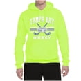 thumbnail image 2 of Wild Bobby City of Tampa Bay Hockey Fantasy Fan Sports Unisex Hoodie Sweatshirt, Safety Green, 3X-Large, 2 of 5