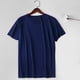 thumbnail image 5 of Camisas de Suéter de Hombre de Color Sólido Cuello en V de Manga Corta, sin Costuras Estiramiento Apretado Top de Fitness, 5 of 7