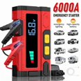 thumbnail image 1 of 10-In-1 Multi-Function Car Jump Starter, Car Battery Booster, Intelligent Voltage Recognition Fast Charging, Portable Emergency Power Supply, 8000mAh Lithium Battery | 6000A Peak Current, 1 of 10