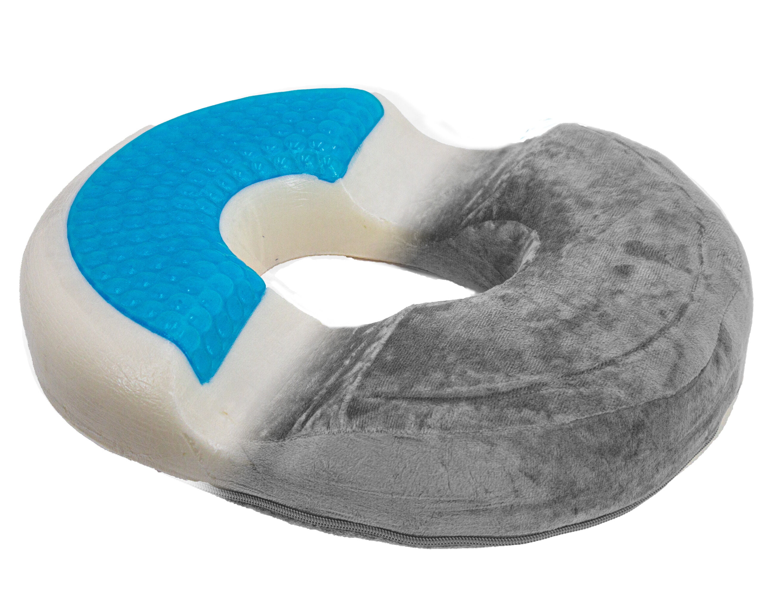 Orthopedic Donut Seat Gel Cushion w/ Infused Memory Foam & Cooling Gel