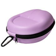 Hard Shell Case for Over The Ear Headphones with full protection for Beats, Sony, Bose, JBL, Samsung and more - Light Purple