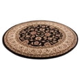 thumbnail image 3 of Noble Sarouk Persian Floral Oriental Formal Traditional Area Rug 3'11" Round, 3 of 5