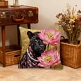 thumbnail image 1 of Housse de Coussin à Imprimé Léopard 45x45 cm - Étui Décoratif en Nylon Spandex Doux pour Canapé, Lit, Bureau et Usage Extérieur, 1 of 6