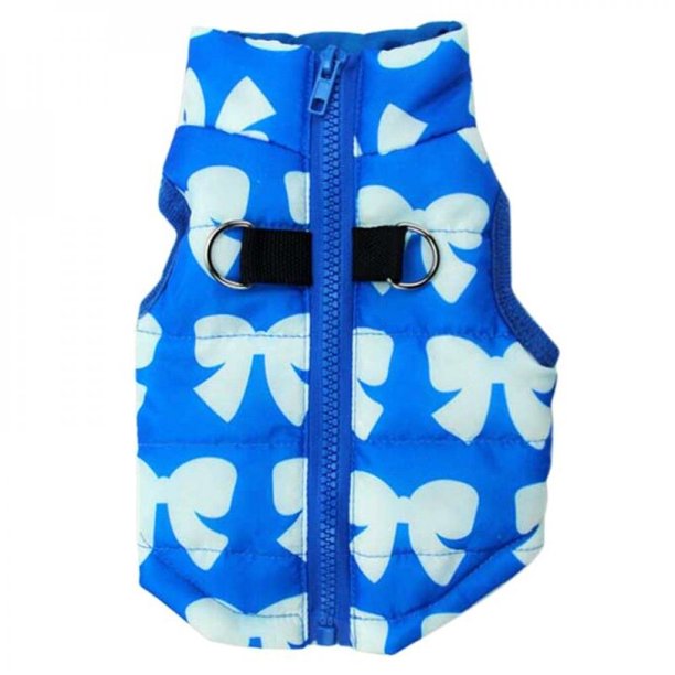 Clearance Dog Clothes Bowknot Pattern Pet Puppy Outfit Warm Vest for