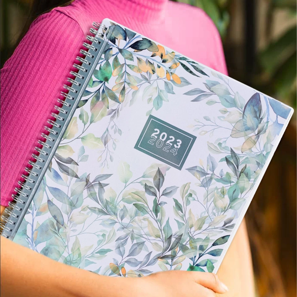 Ensight Weekly & Monthly Planner 2023-2024 - 8.5 X11 - Floral