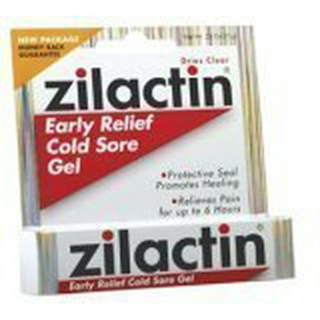 Zilactin Cold Sore Gel, Medicated Gel - 0.25 (Best Way To Remove Cold Sores)