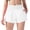White, variant on Dvprdro Womens Stretchy High Waisted Running Shorts Side Pockets Loose Fit Summer Gym Shorts