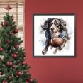 thumbnail image 3 of 5D DIY taladro redondo completo pintura de diamante juego pelota cachorro Kit decoración del hogar 30x30cm, 3 of 9