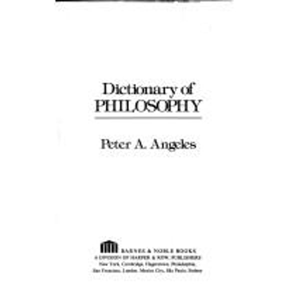 Pre-Owned Dictionary of Philosophy (Paperback) 0064634612 9780064634618