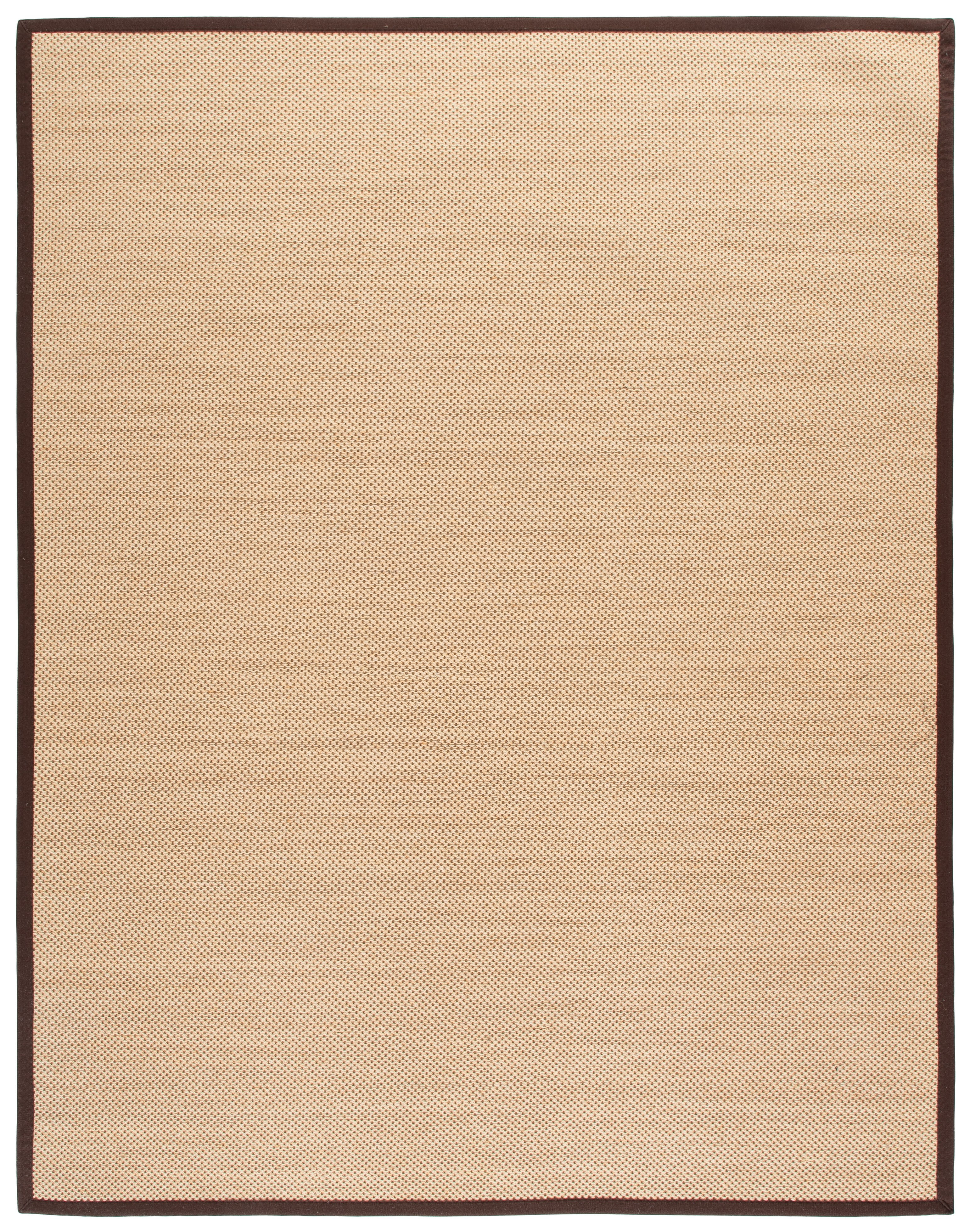 Safavieh Natural Fiber Jovana Solid Area Rug, Maize/Brown, 10' x 14'